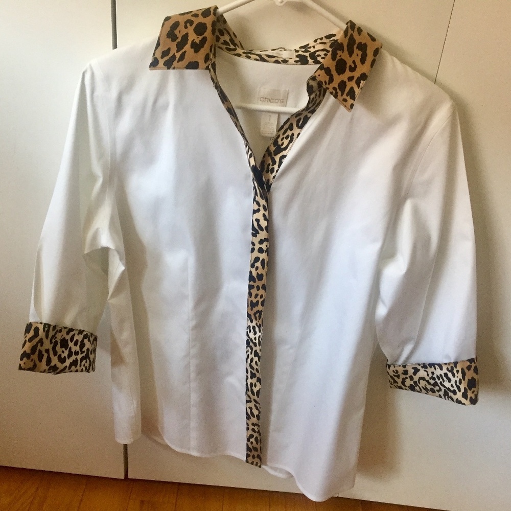 Chico's no-iron blouse, size 1